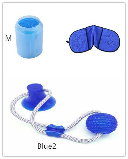 Portable Dog Paw Cleaner Cup with Soft Silicone Brush – Easy Foot Washing for Pets