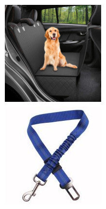 Dog Car Seat Cover Hammock with Mesh Window & Pocket – Tailtwig