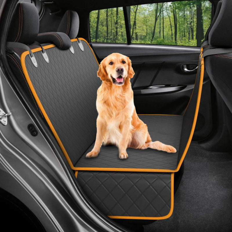 Dog Car Seat Cover Hammock with Mesh Window & Pocket – Tailtwig