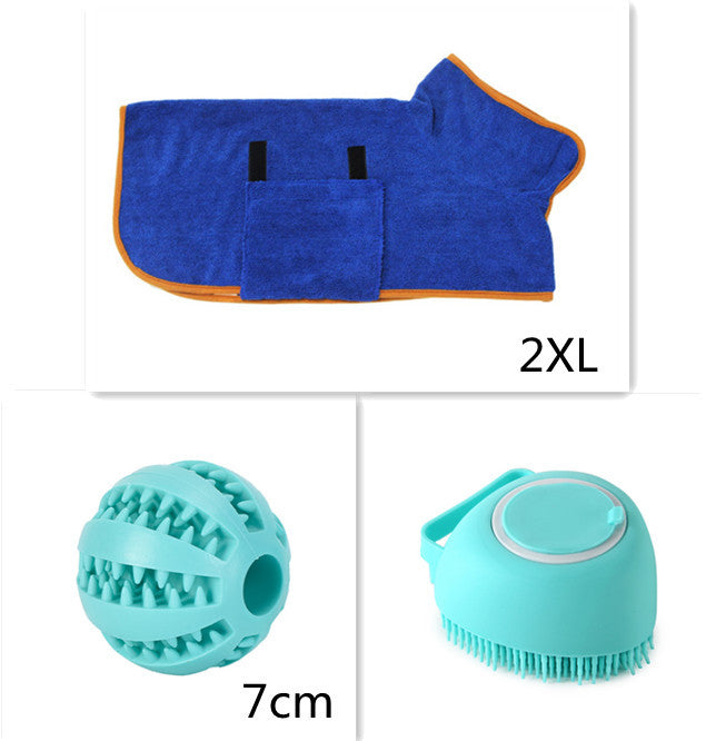 Silicone Dog Bath Brush with Shampoo Dispenser – Pet Grooming & Massage Glove for Dogs