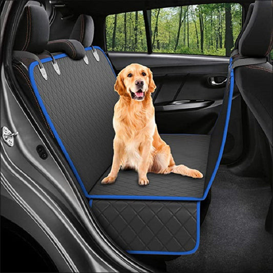 Dog Car Seat Cover Hammock with Mesh Window & Pocket – Tailtwig